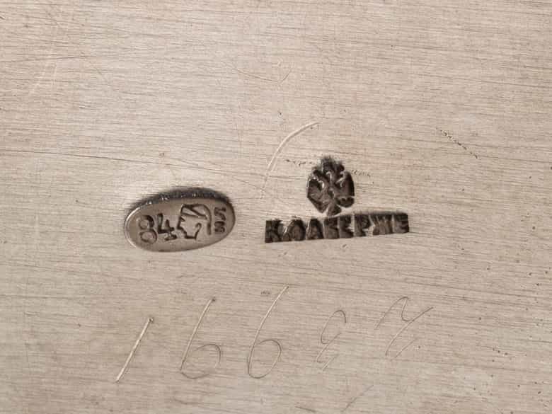 Detailabbildung: Teeservice mit einer Fabergé Marke