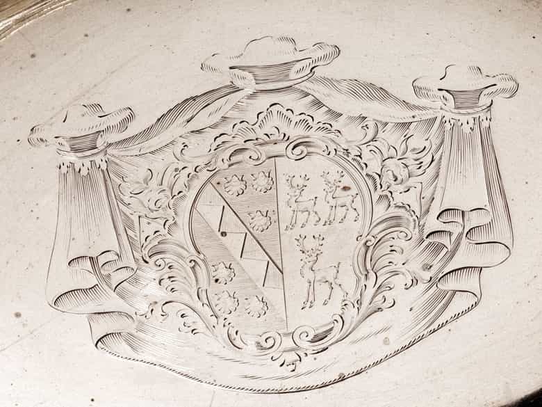 Detailabbildung: Große Londoner Silberschale