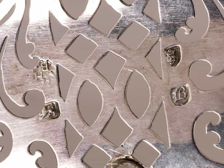 Detailabbildung: Große Londoner Silberschale