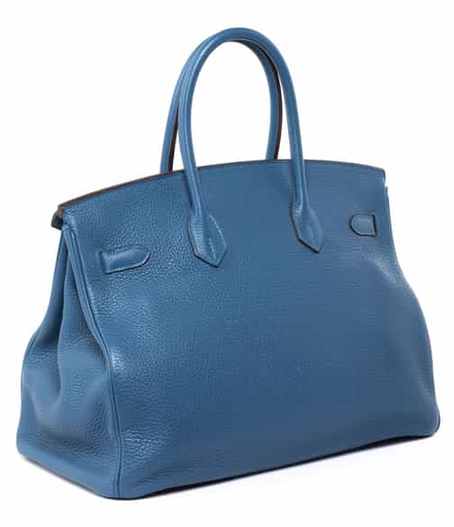 Detailabbildung: † Hermès Birkin Bag 35 cm „Mykonos“