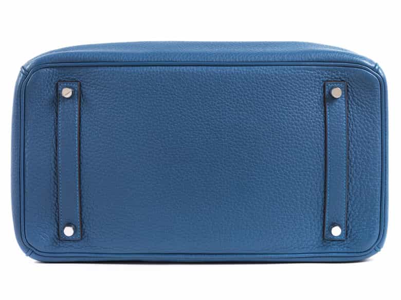 Detailabbildung: † Hermès Birkin Bag 35 cm „Mykonos“