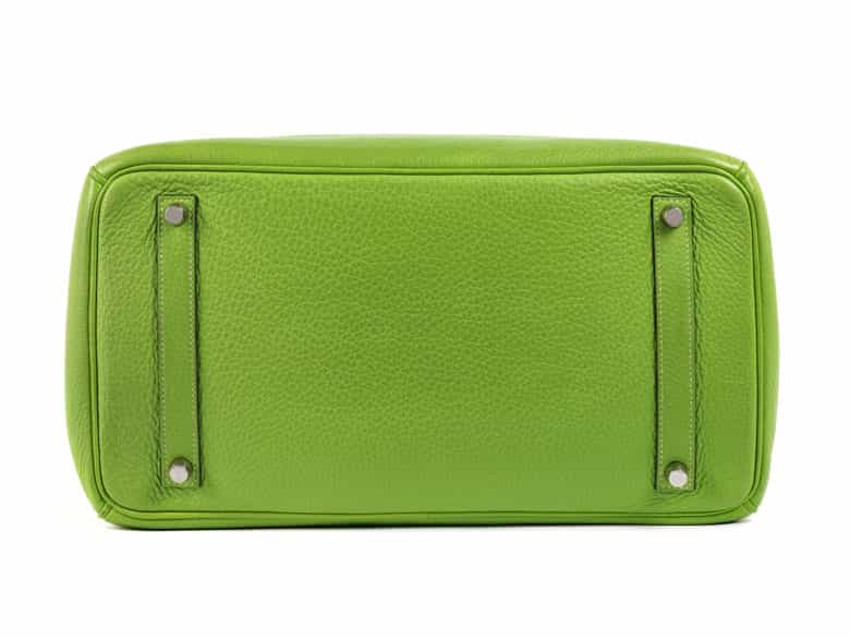 Detailabbildung: † Hermès Birkin Bag 35 cm „Vert Cru“