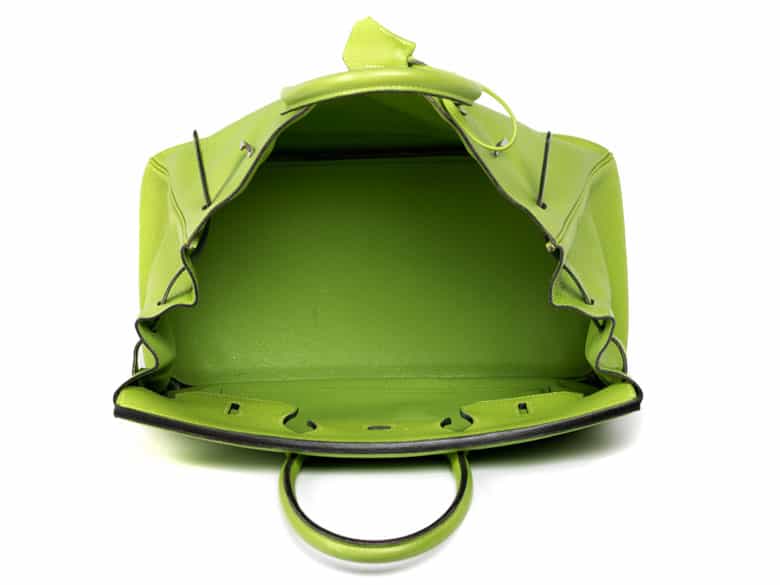 Detailabbildung: † Hermès Birkin Bag 35 cm „Vert Cru“