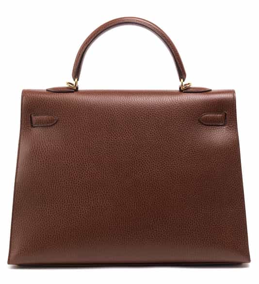Detailabbildung: † Hermès Kelly Bag 35 cm „Havane“