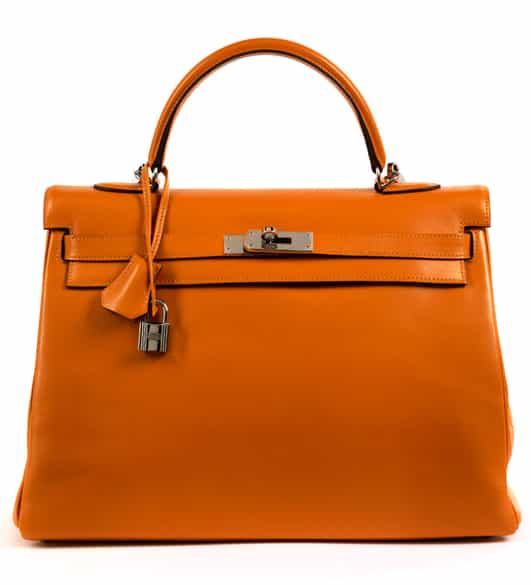 Detailabbildung: † Hermès Kelly Bag 35 cm „Feu“