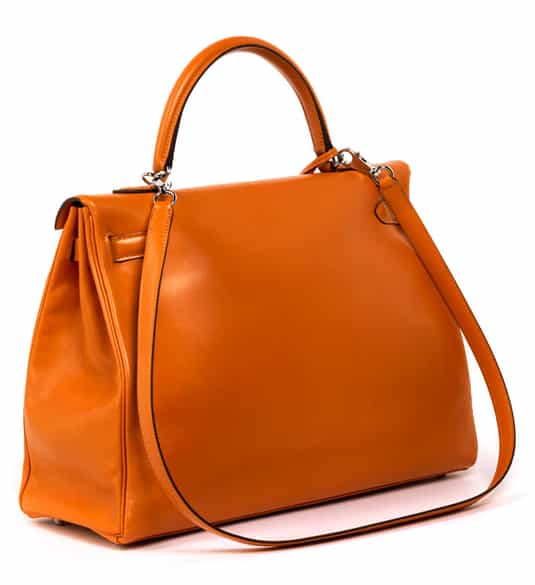 Detailabbildung: † Hermès Kelly Bag 35 cm „Feu“