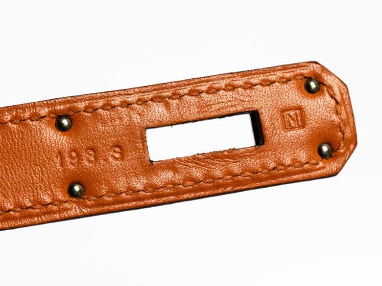 Detailabbildung: † Hermès Kelly Bag 35 cm „Feu“