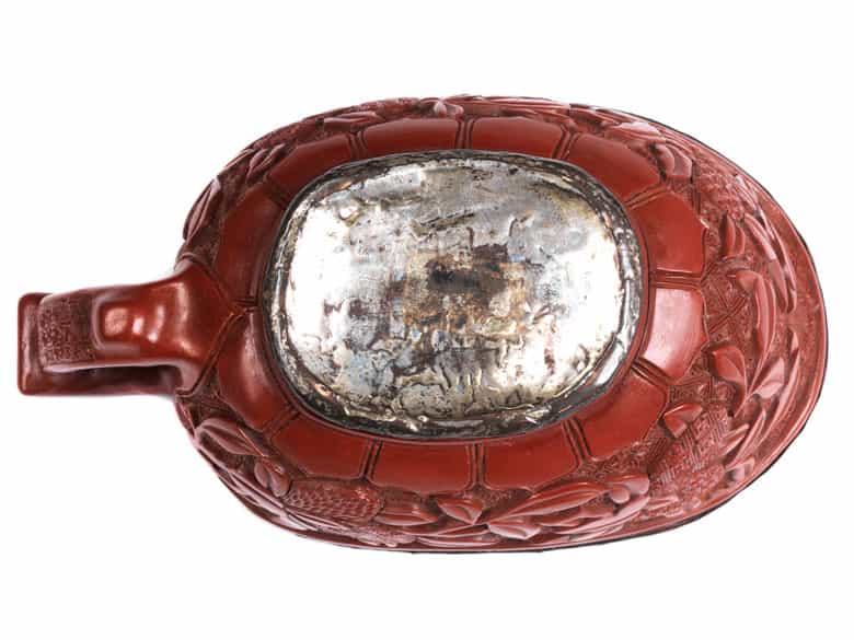 Detailabbildung: Kleine chinesische Lackkanne