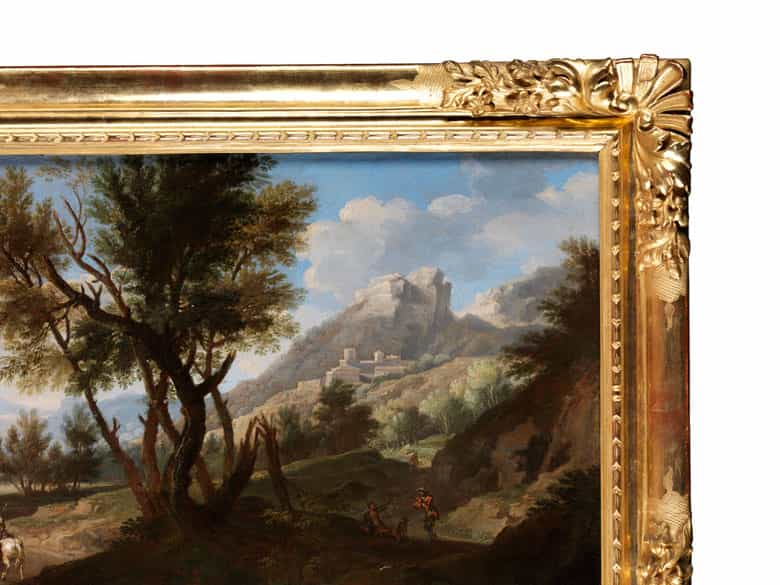 Detailabbildung: Andrea Locatelli, 1695 Rom – 1741, zug. 