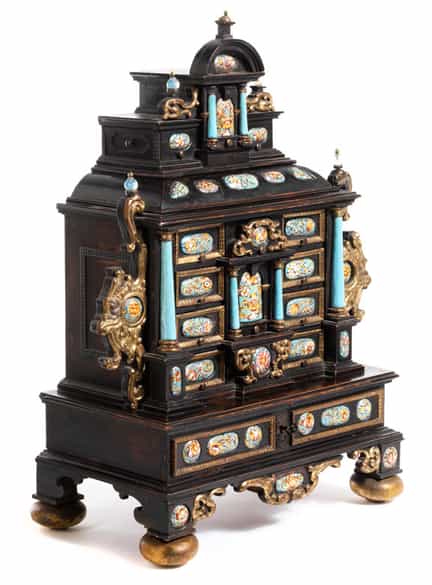 Detailabbildung:  Barockes Kabinettkästchen