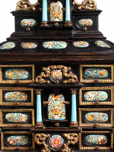 Detailabbildung:  Barockes Kabinettkästchen