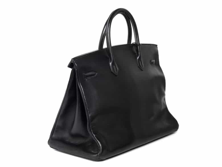 Detailabbildung:  Hermès Birkin Bag 40 cm „Black“