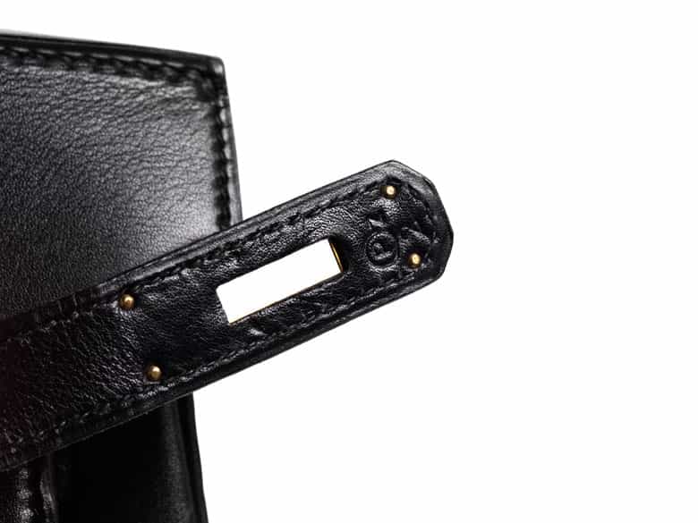 Detailabbildung:  Hermès Birkin Bag 40 cm „Black“
