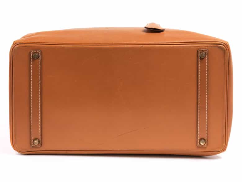 Detailabbildung:  Hermès Birkin Bag 40 cm „Tan“