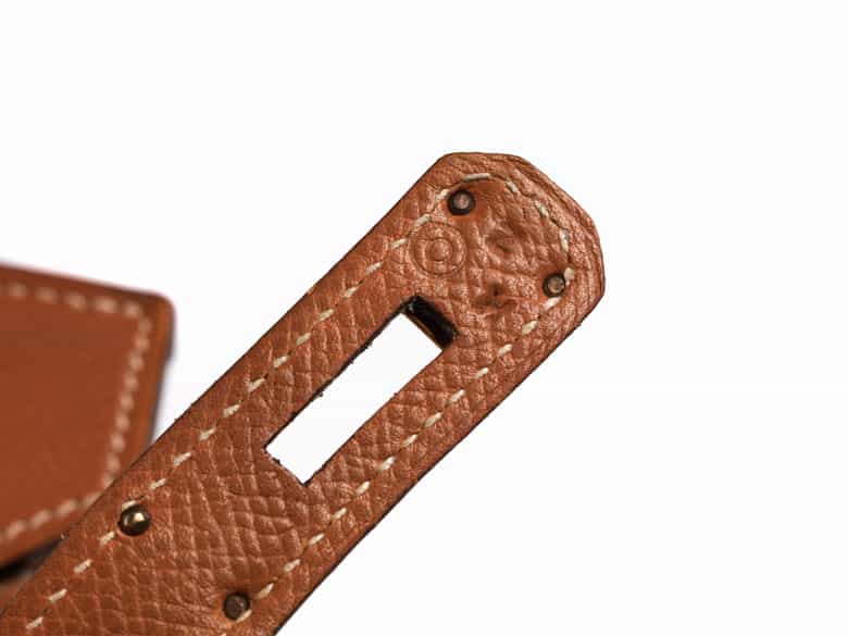 Detailabbildung:  Hermès Birkin Bag 40 cm „Tan“