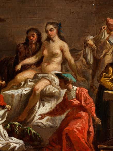 Detailabbildung: Französischer Maler des 18. Jahrhunderts