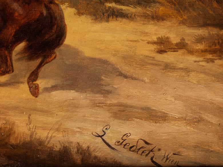 Detailabbildung: Ludwig Gedlek, 1847 Krakau – 1904 Wien