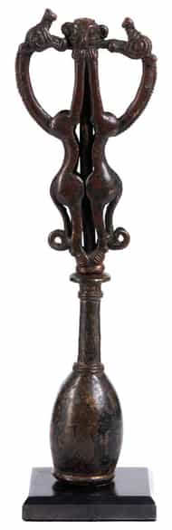 Detailabbildung: Luristan-Stabbekrönung