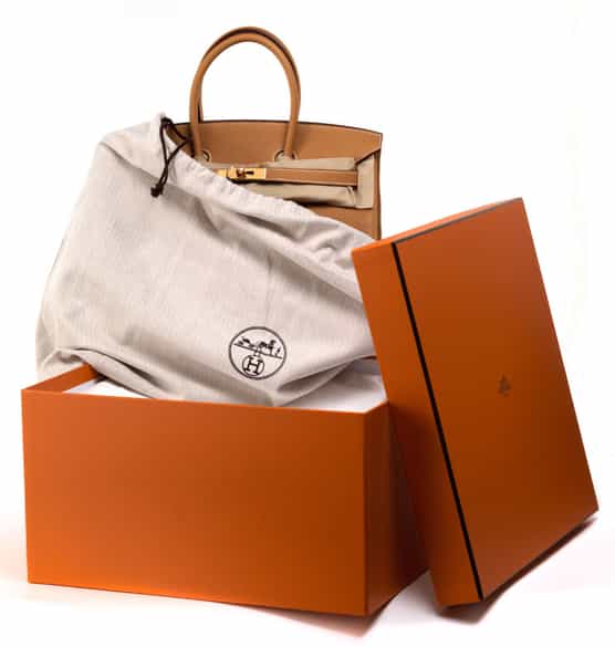 Detailabbildung:  Hermès Birkin Bag 35 cm „Natural Sable“