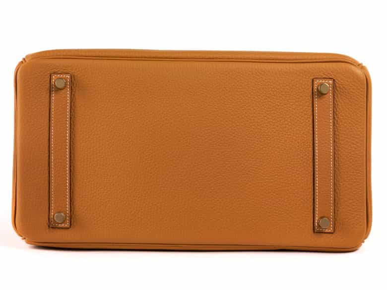 Detailabbildung:  Hermès Birkin Bag 35 cm „Natural Sable“