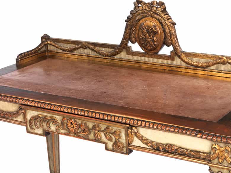 Detailabbildung:  Bureau Plat im Stil des Klassizismus