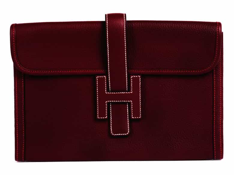 Detailabbildung:  Hermès Jige Clutch
