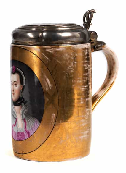 Detailabbildung:  Meissener Deckelhumpen