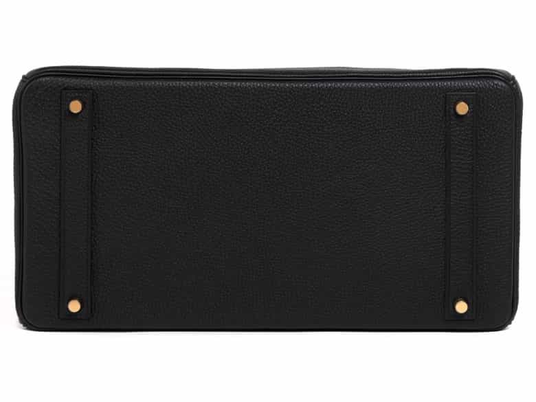 Detailabbildung:  Hermès Birkin Bag 40 cm „Noir“
