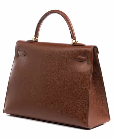 Detailabbildung: † Hermès Kelly Bag 35 cm „Havane“