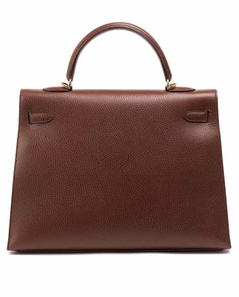 Detailabbildung: † Hermès Kelly Bag 35 cm „Havane“