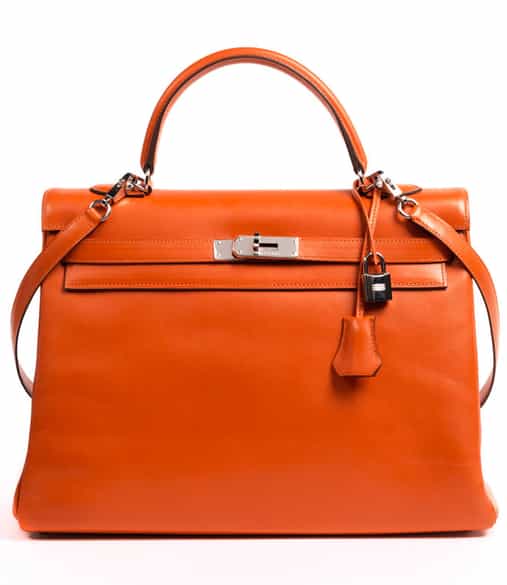 Detailabbildung: † Hermès Kelly Bag 35 cm „Feu“