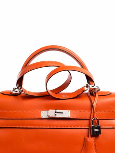 Detailabbildung: † Hermès Kelly Bag 35 cm „Feu“