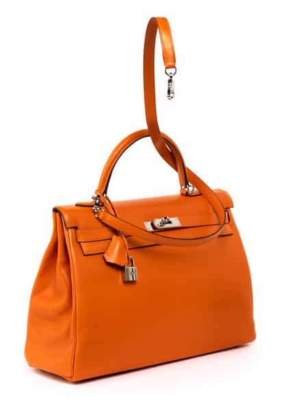 Detailabbildung: † Hermès Kelly Bag 35 cm „Feu“