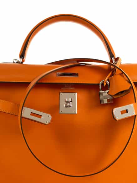 Detailabbildung: † Hermès Kelly Bag 35 cm „Feu“