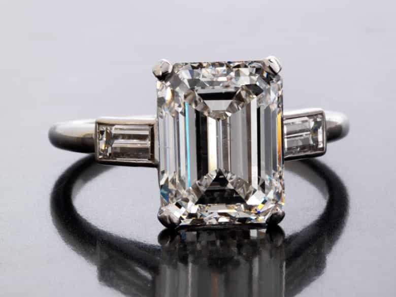 Detailabbildung:  Diamantring von Cartier