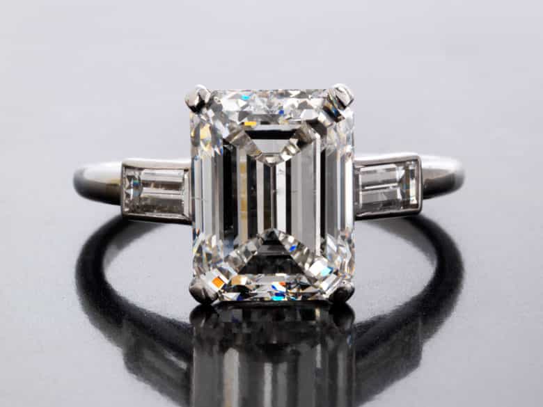 Detailabbildung:  Diamantring von Cartier