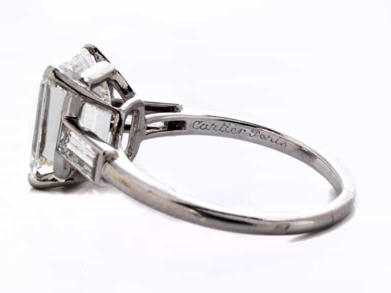 Detailabbildung:  Diamantring von Cartier