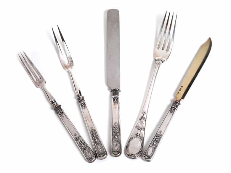 Detailabbildung: Moskauer Silberbesteck