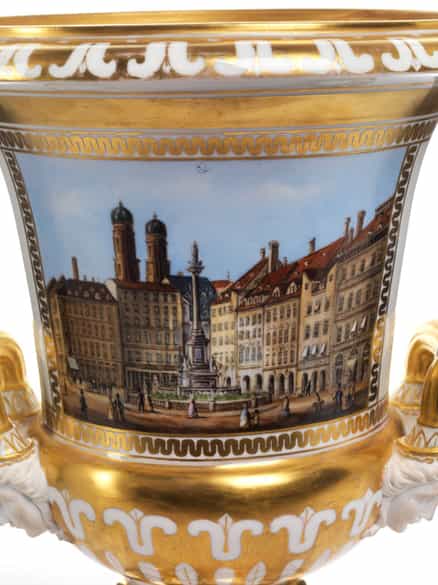 Detailabbildung: Kratervase mit Münchener Vedute
