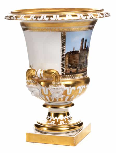 Detailabbildung: Kratervase mit Münchener Vedute