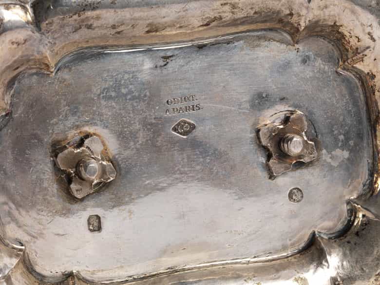 Detailabbildung:  Paar Silbersalièren