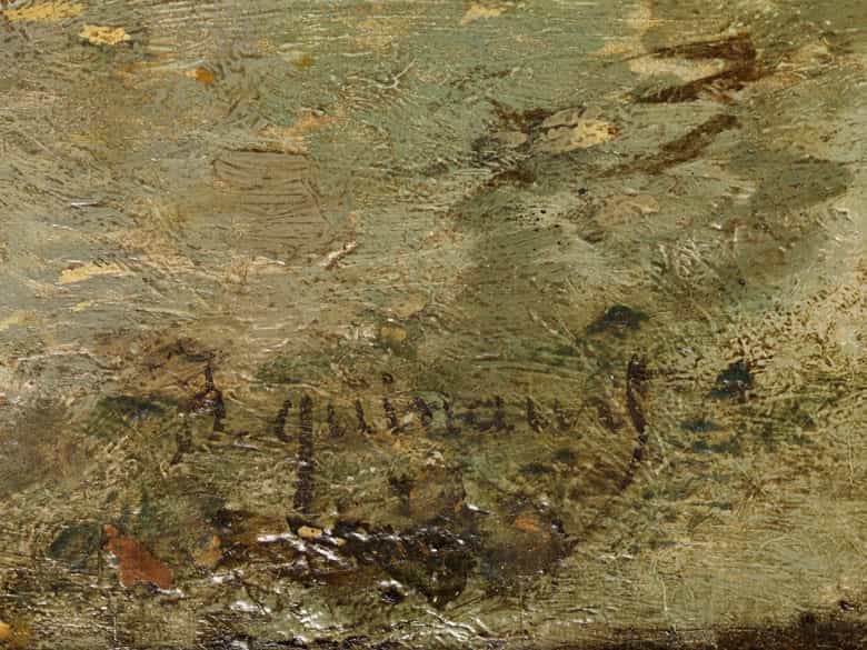 Detailabbildung: Joseph Quinaux, 1822 Namur - 1895 Brüssel