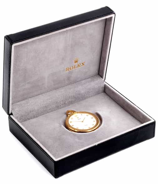 Detailabbildung: Ungetragene ROLEX „Cellini“ Taschenuhr