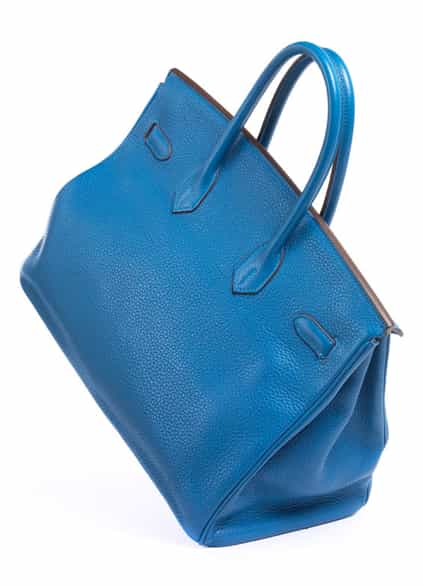 Detailabbildung: † Hermès Birkin Bag 35 cm „Mykonos“