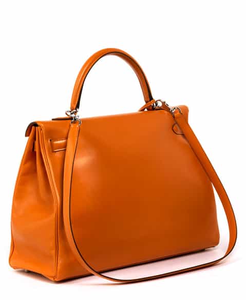 Detailabbildung: † Hermès Kelly Bag 35 cm „Feu“