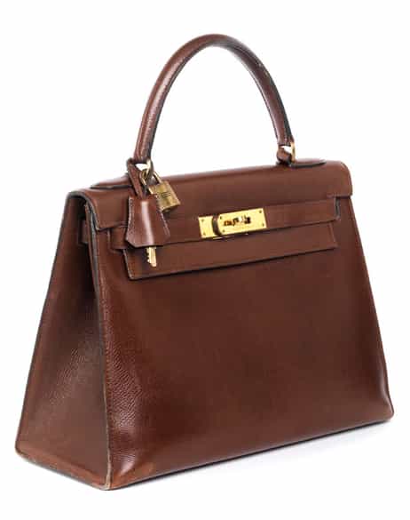 Detailabbildung: Hermès Kelly Bag 28 cm „Brun“
