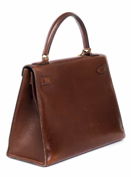 Detailabbildung: Hermès Kelly Bag 28 cm „Brun“