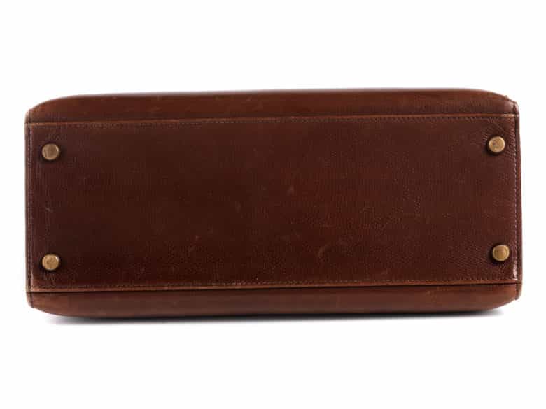 Detailabbildung: Hermès Kelly Bag 28 cm „Brun“