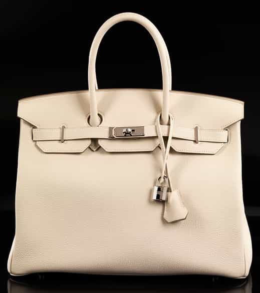 Detailabbildung: Hermès Birkin Bag 35 cm „Craie“