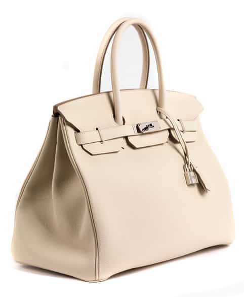 Detailabbildung: Hermès Birkin Bag 35 cm „Craie“